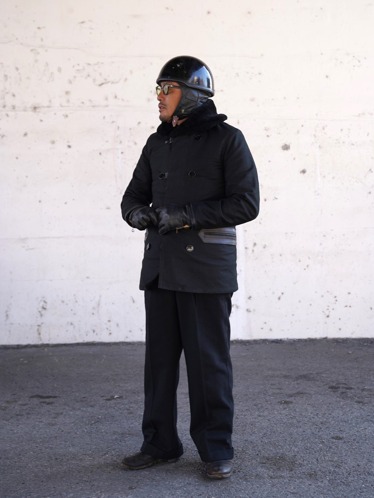 #240405 1940s Sheepskin Coat