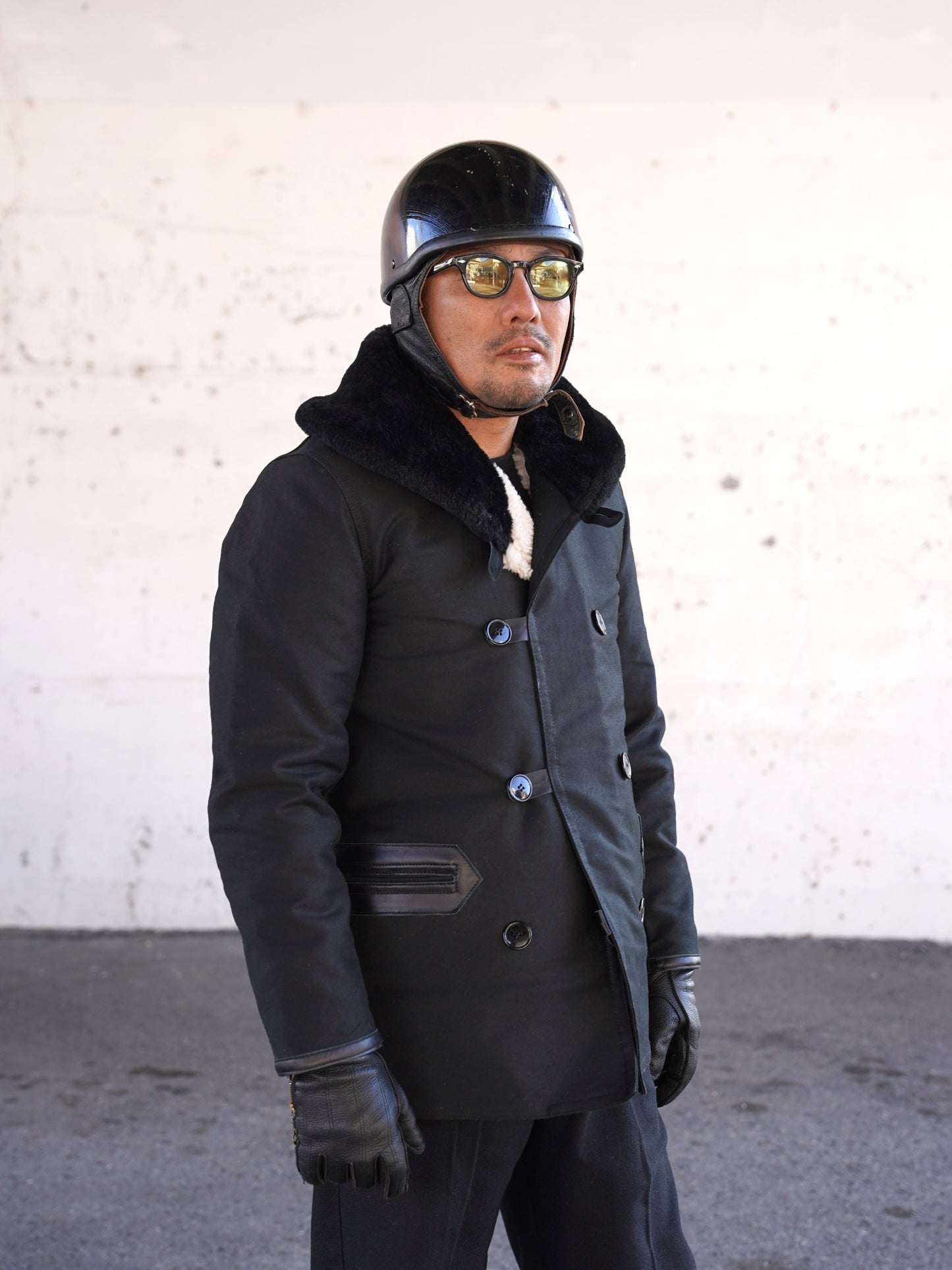#240405 1940s Sheepskin Coat