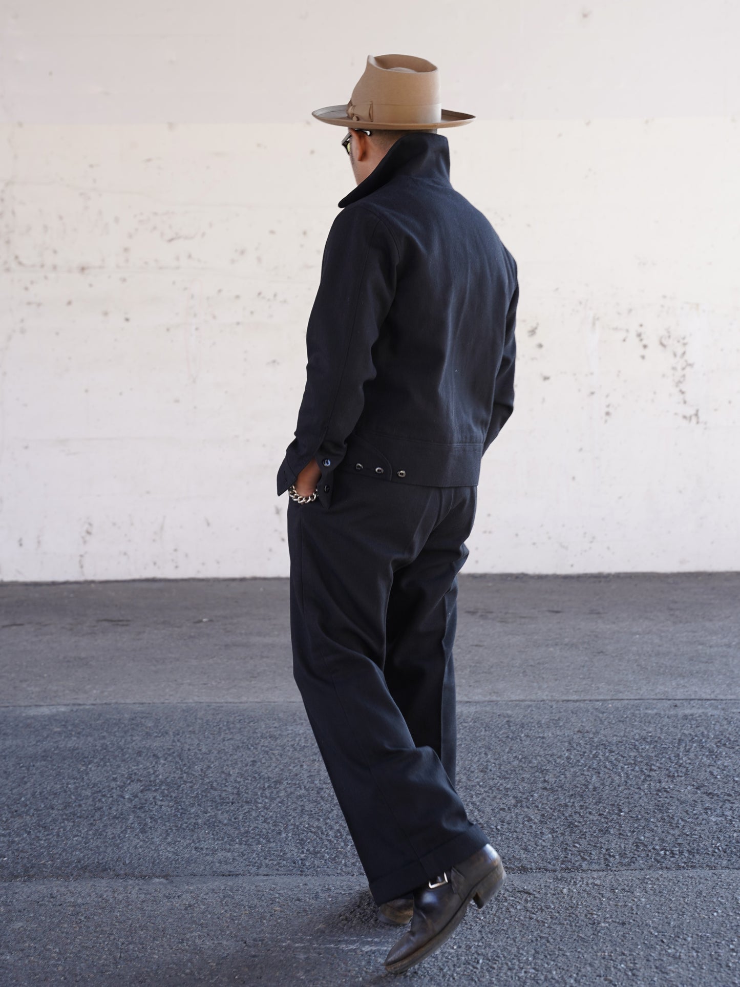 #240407 1930s Zip up Blouson