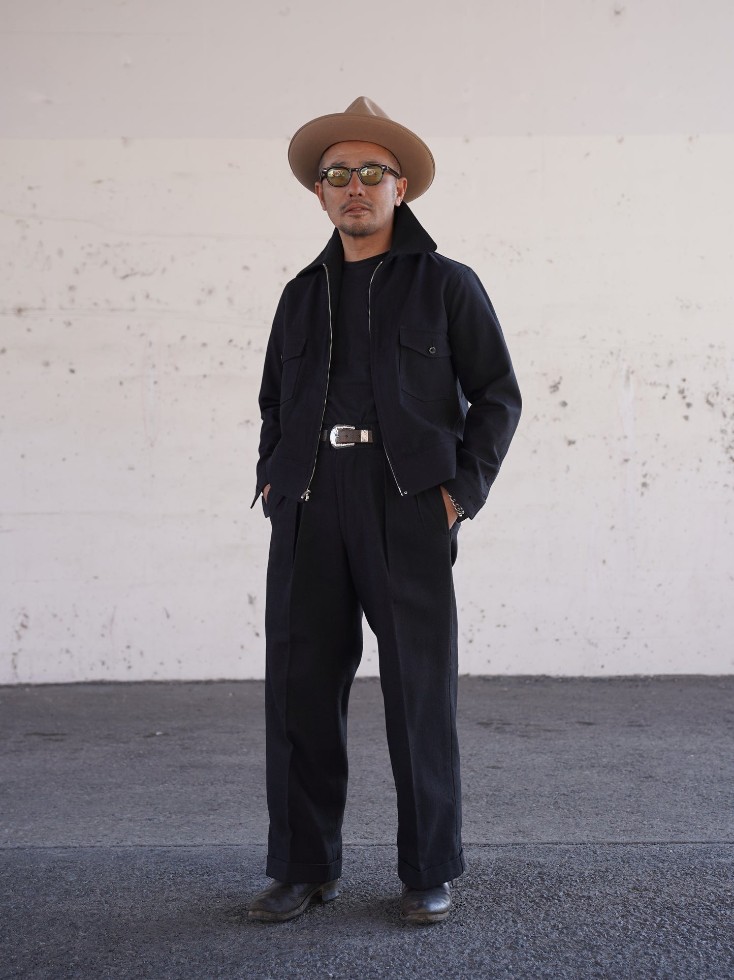 #240407 1930s Zip up Blouson