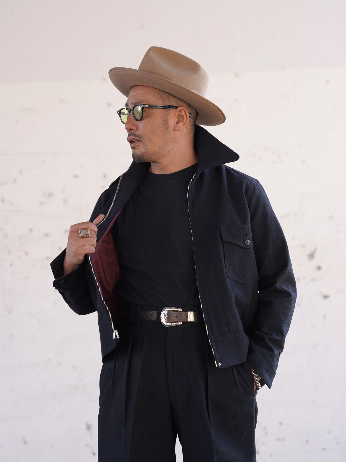 #240407 1930s Zip up Blouson