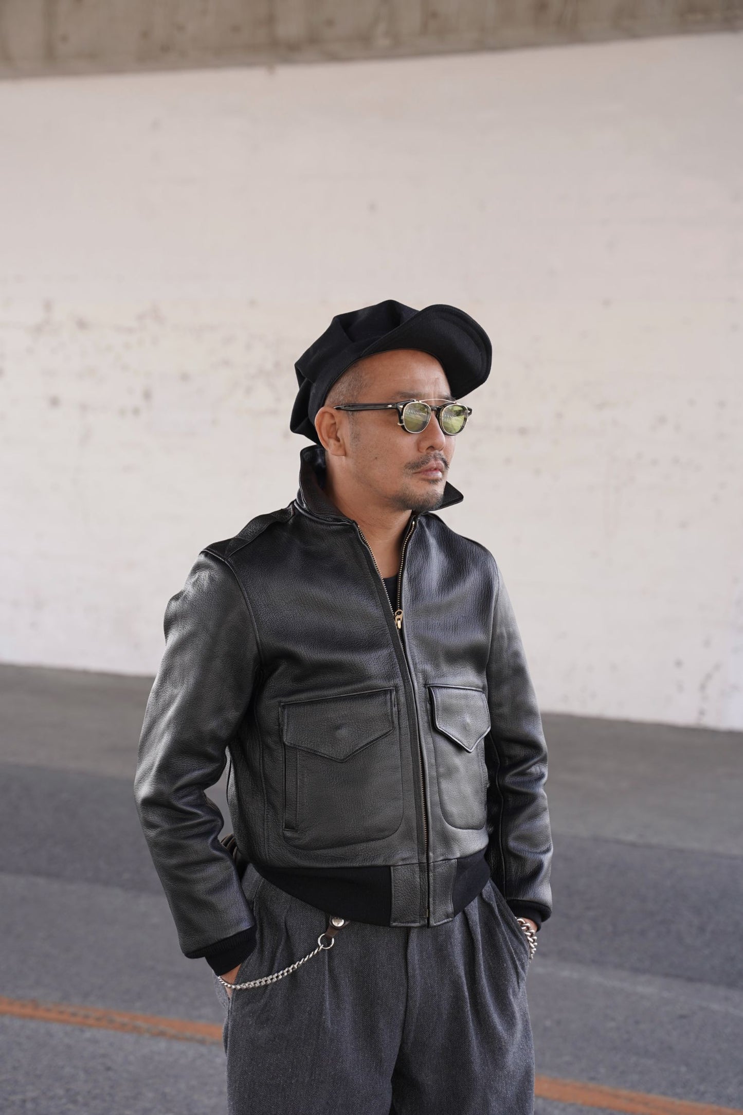 #482 1940s Goat Skin A2 Jacket