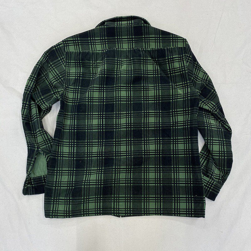 #340 1950s L/S Corduroy Shirt / Check