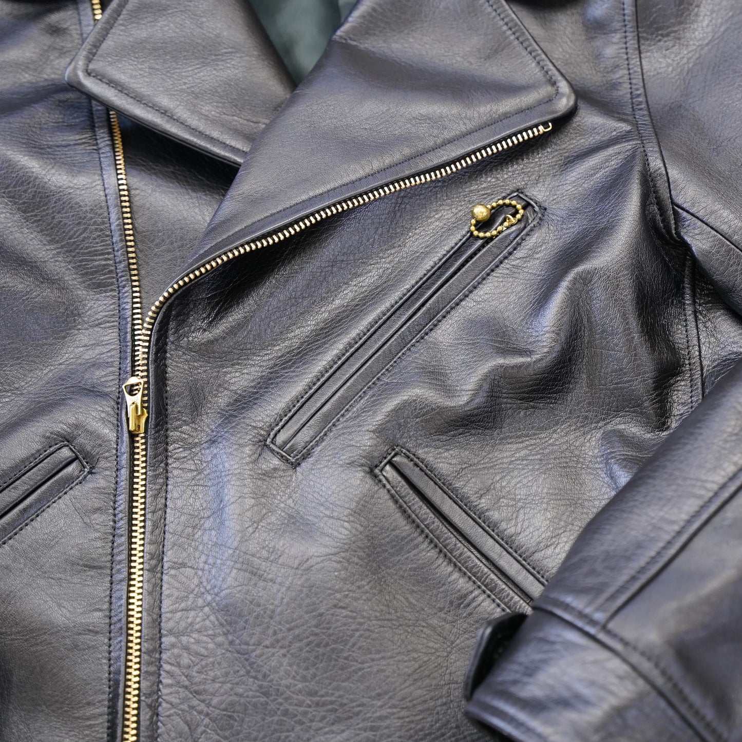 #512 1940 Horse Leather Motorcycle Jacket