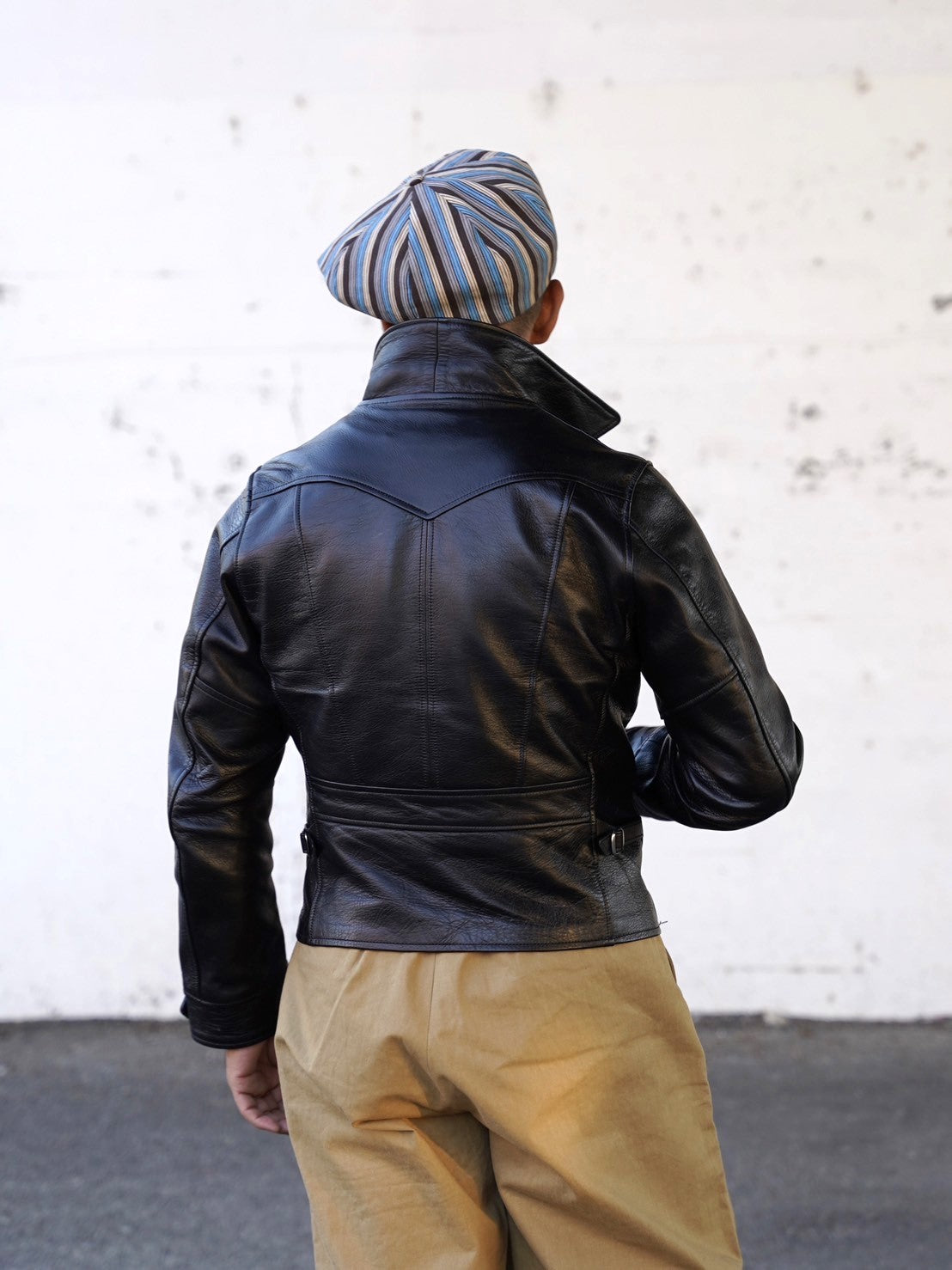 #512 1940 Horse Leather Motorcycle Jacket