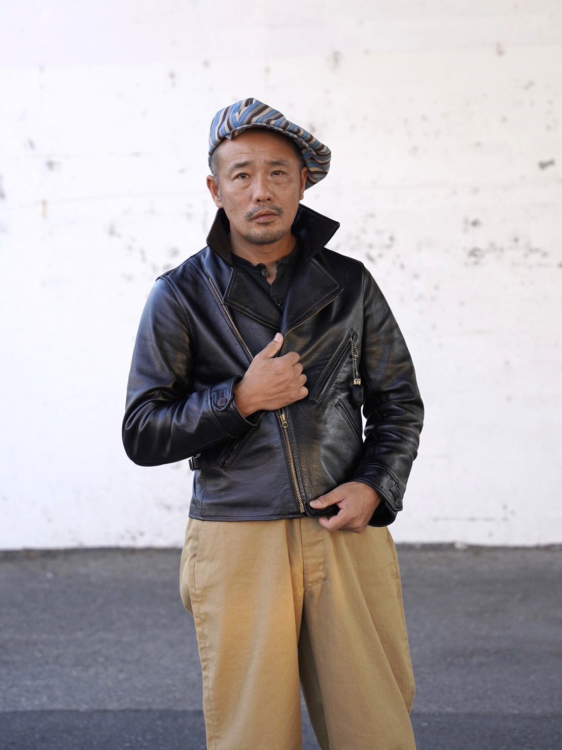#512 1940 Horse Leather Motorcycle Jacket