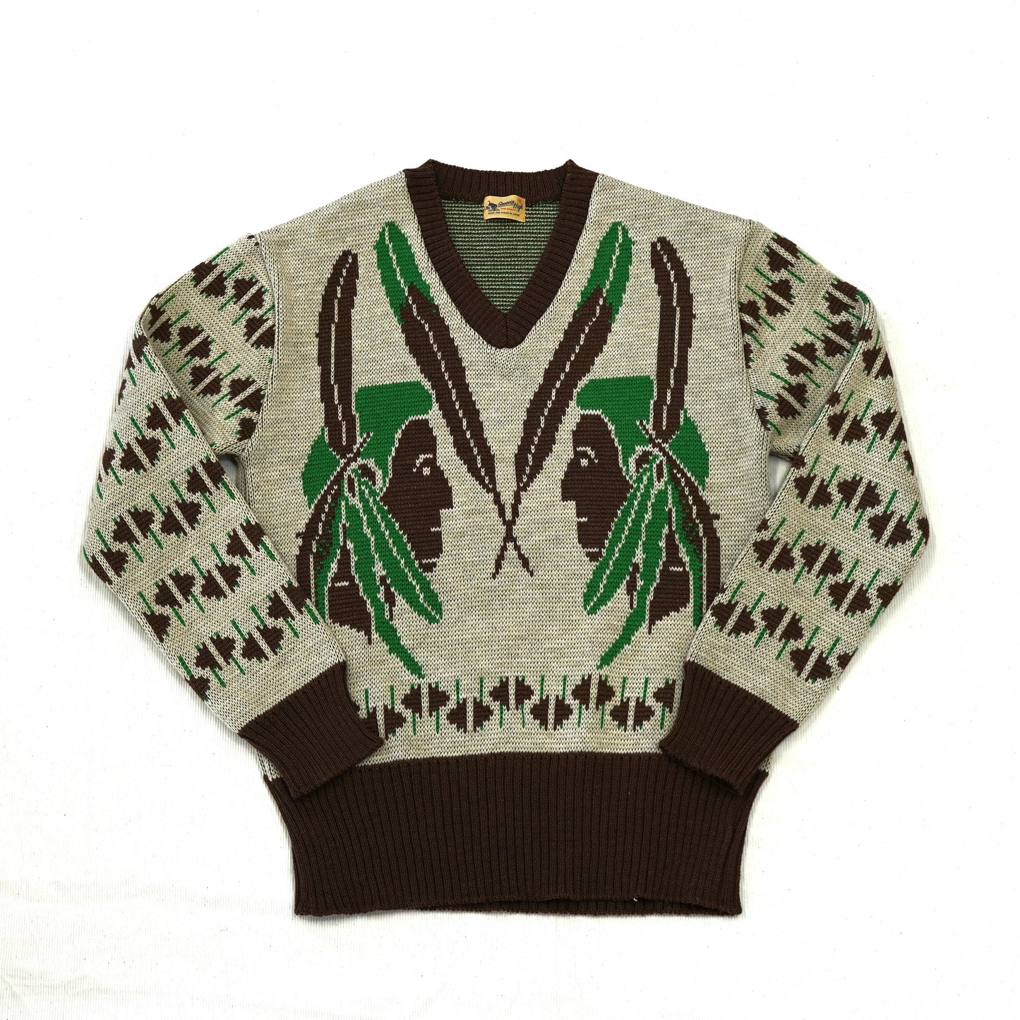 #513 1950 V-neck Knit