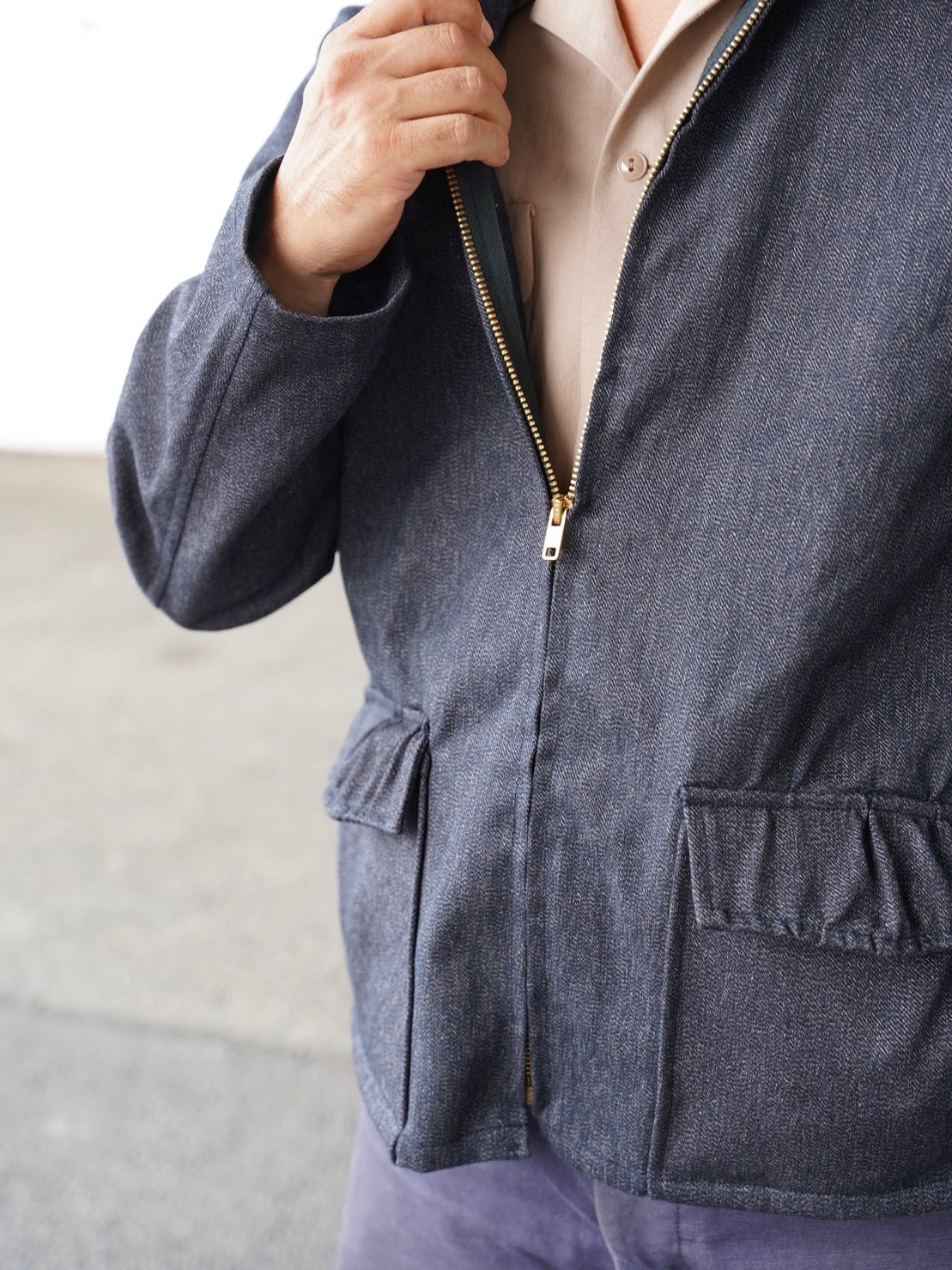 #529 1940 Chambray Jacket