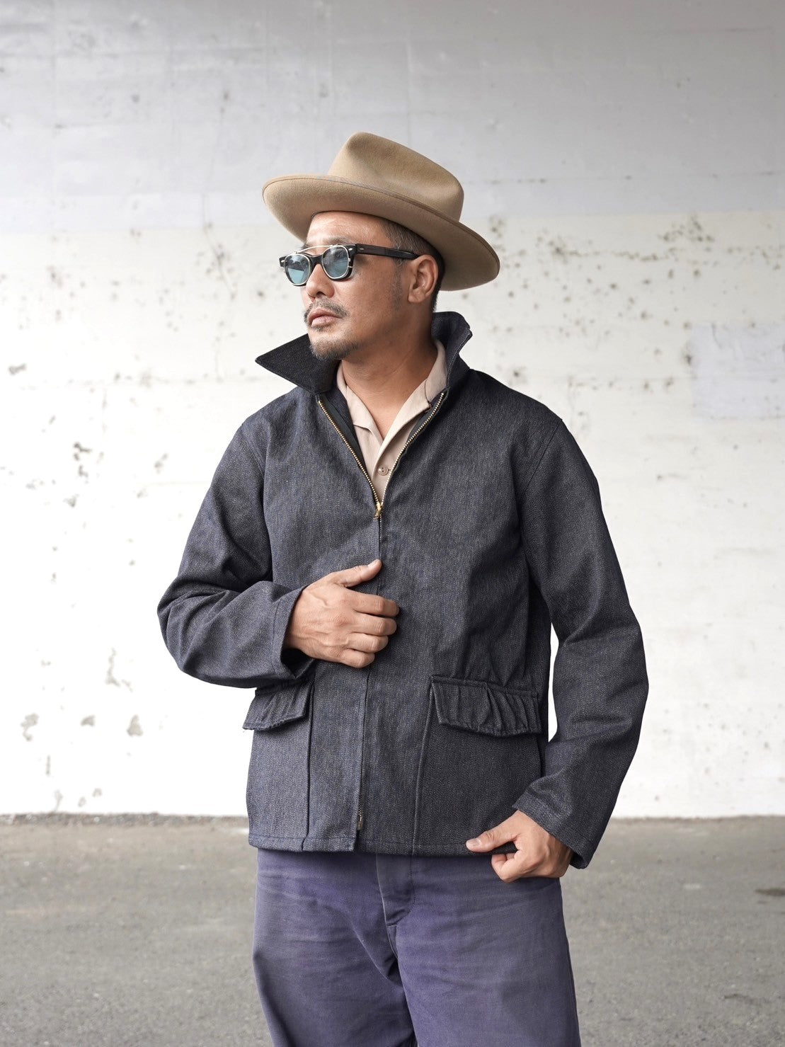 #529 1940 Chambray Jacket
