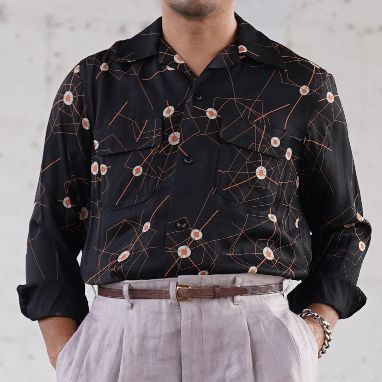 1950s L/S Shirt｜商品ページ – The GROOVIN HIGH u0026 Old Devil Moon