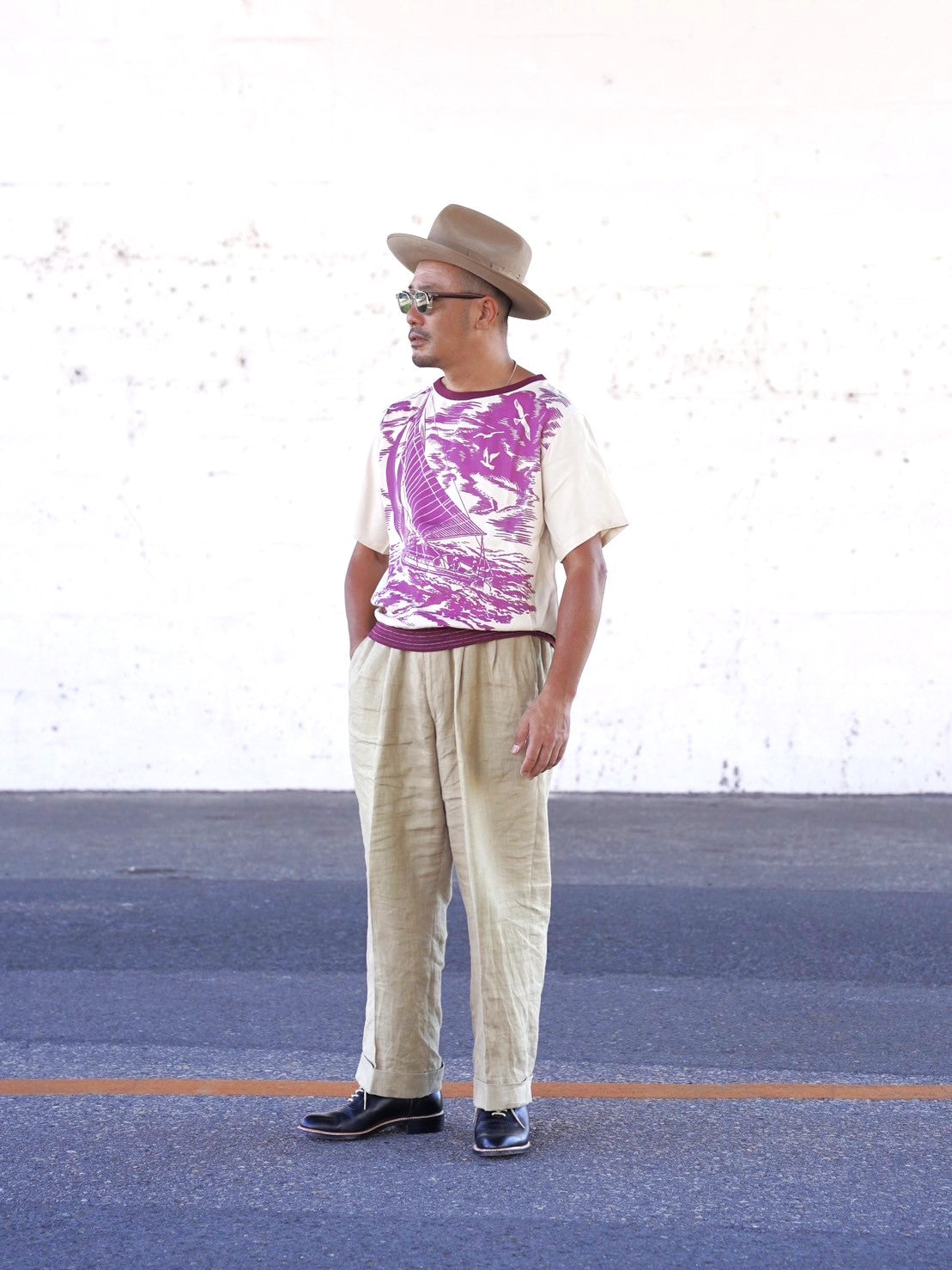 #546 1940s Pullover S/S Shirt