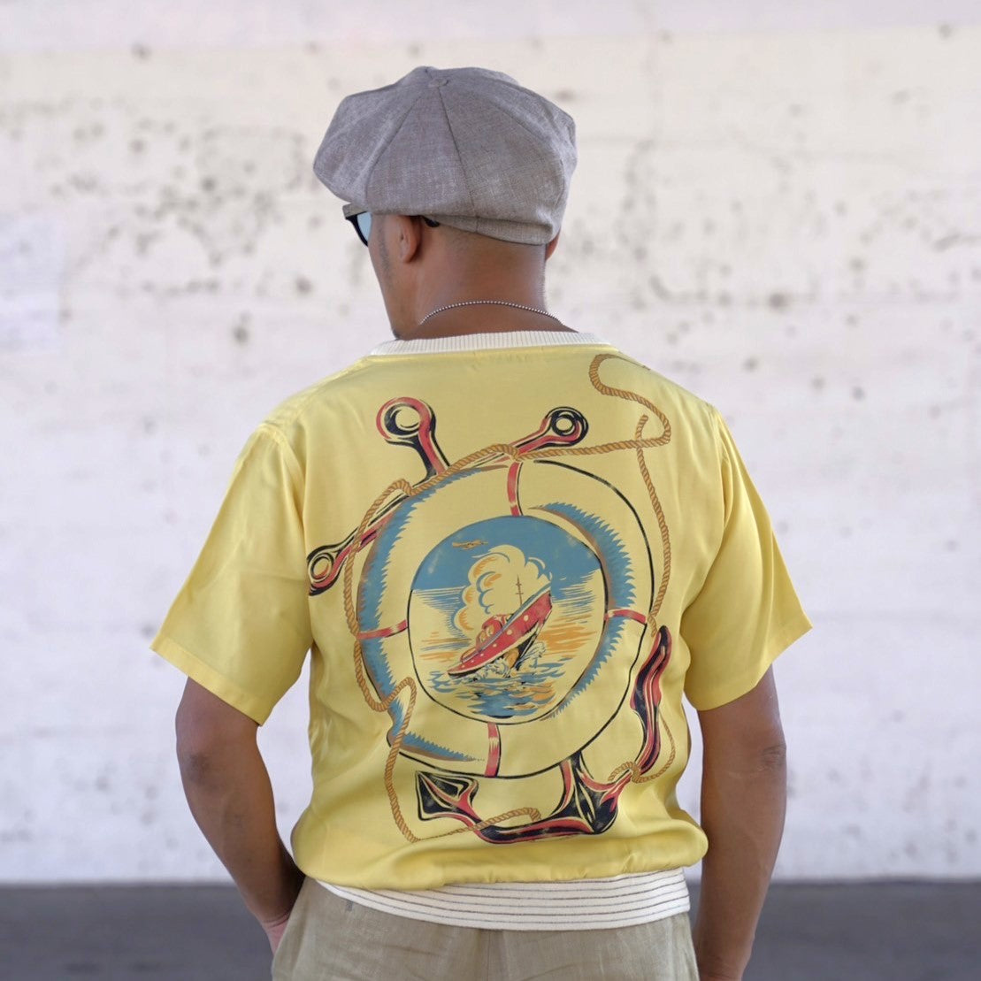 #547 1940s Pullover S/S Shirt