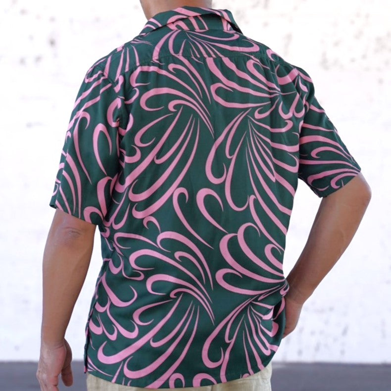 #548 1940s Beach style S/S Shirt