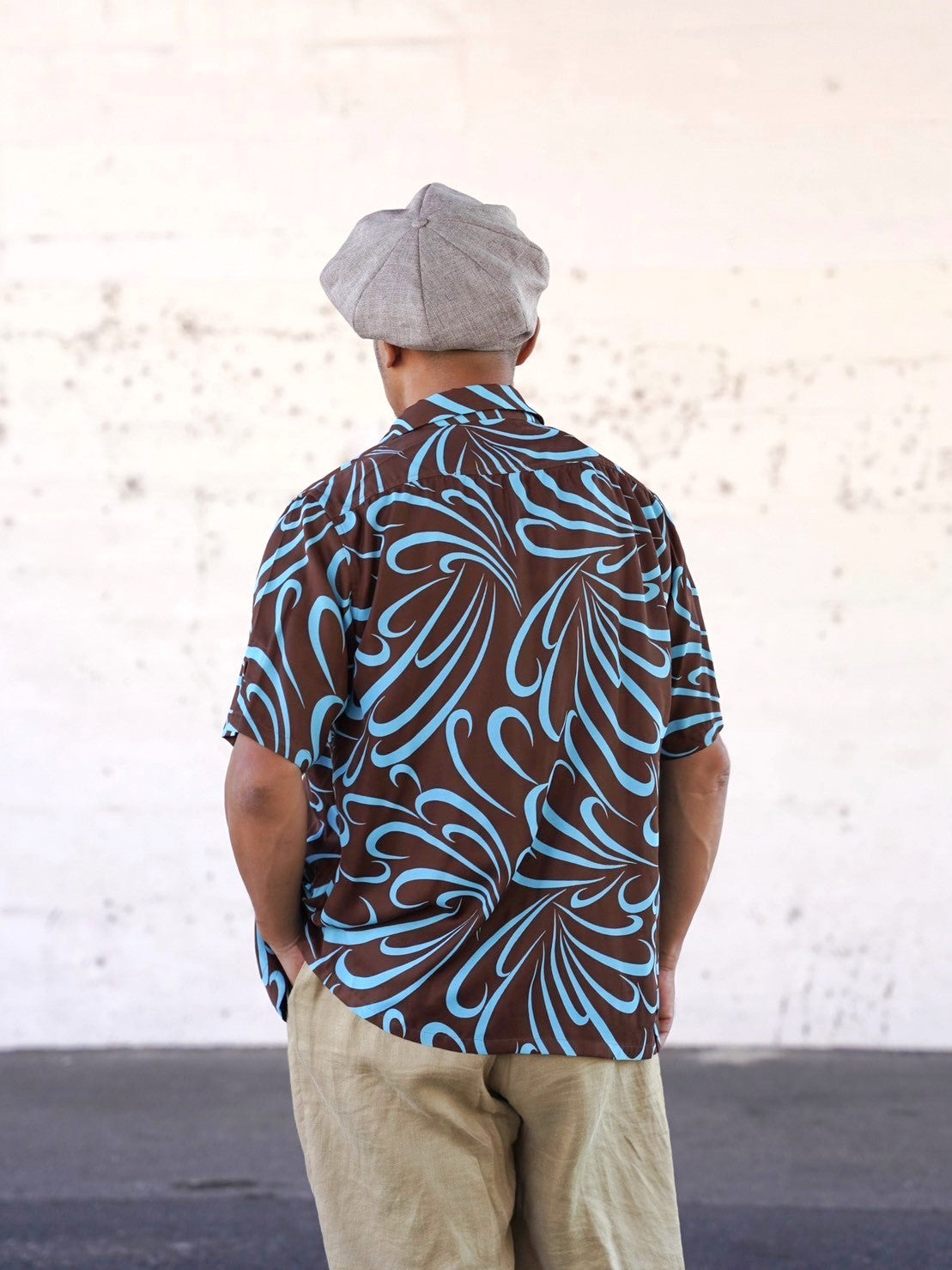 #548 1940s Beach style S/S Shirt