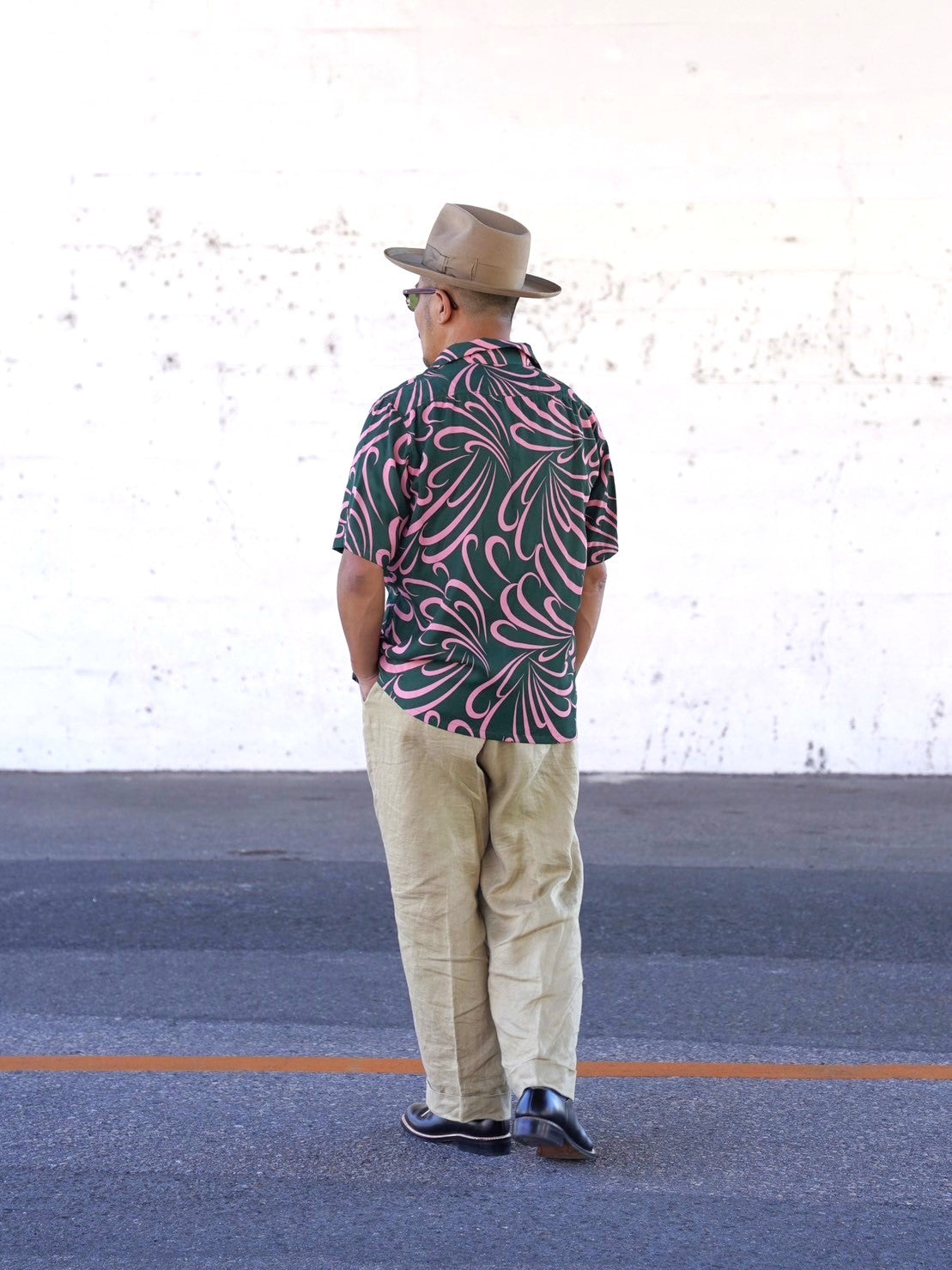 #548 1940s Beach style S/S Shirt