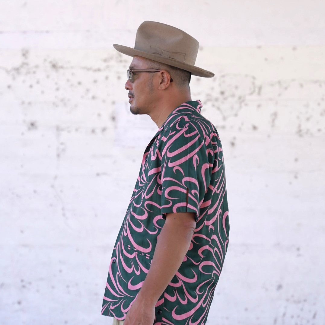 #548 1940s Beach style S/S Shirt