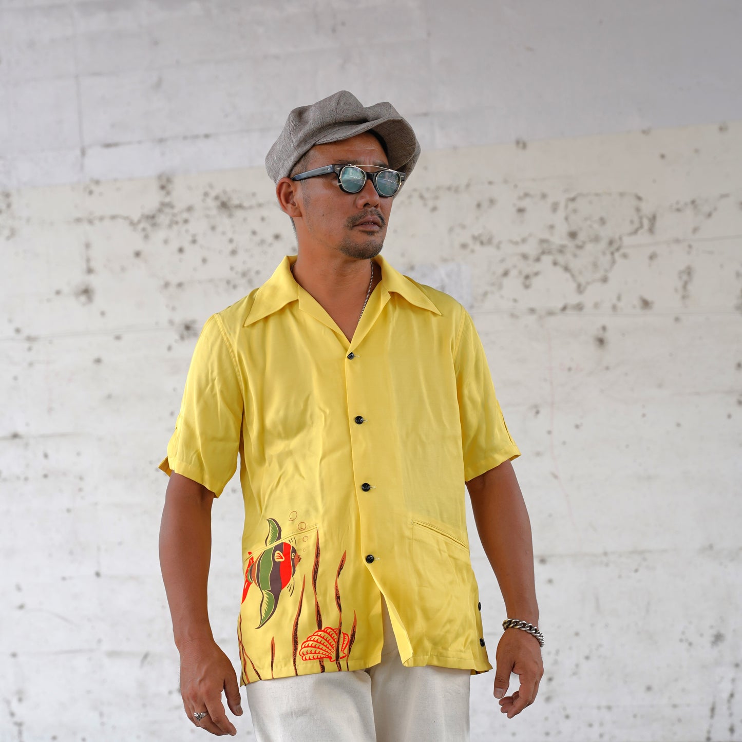 #549 1940s Beach Style S/S Shirt