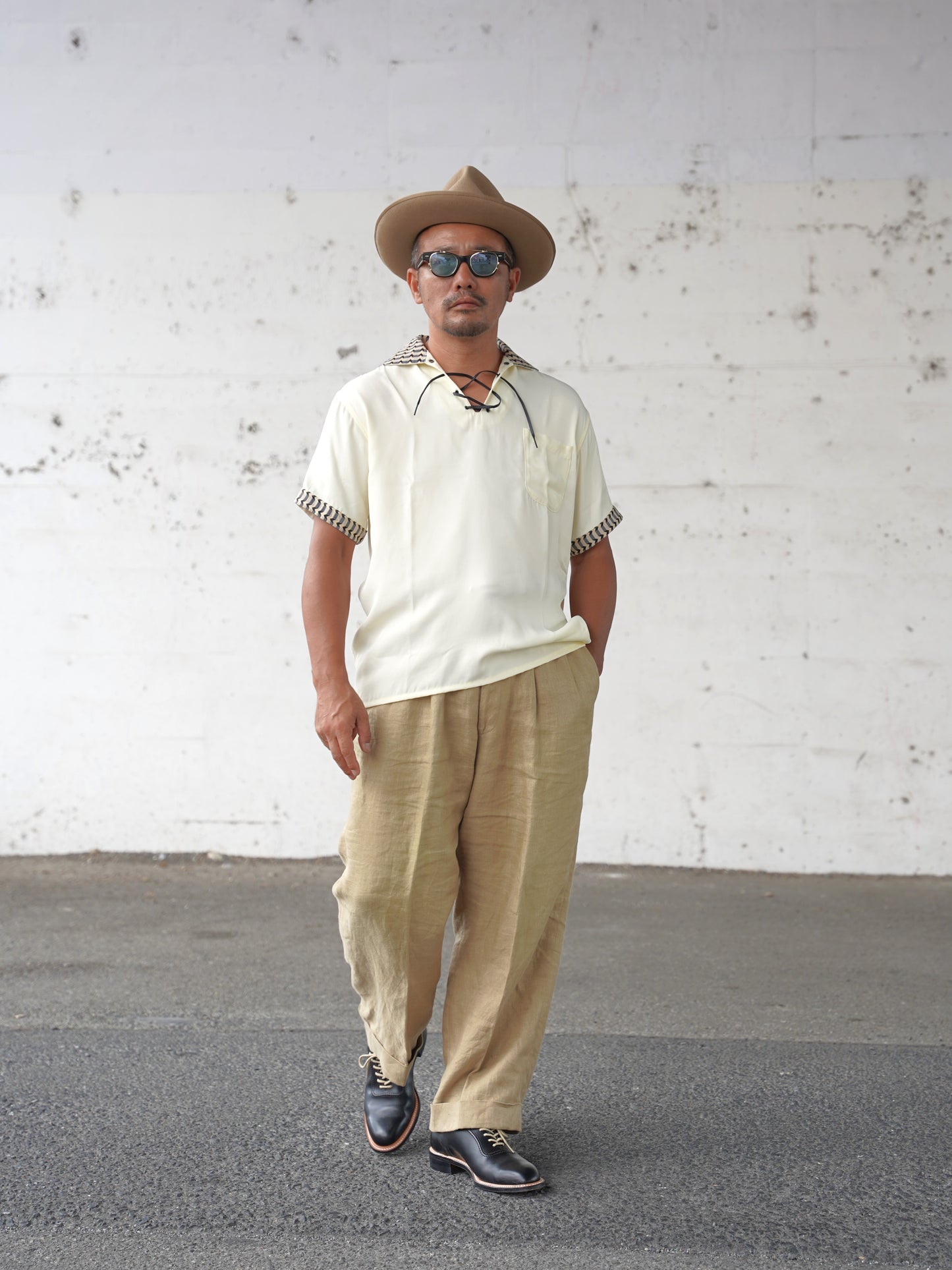 #550 1950s Pullover S/S Shirt