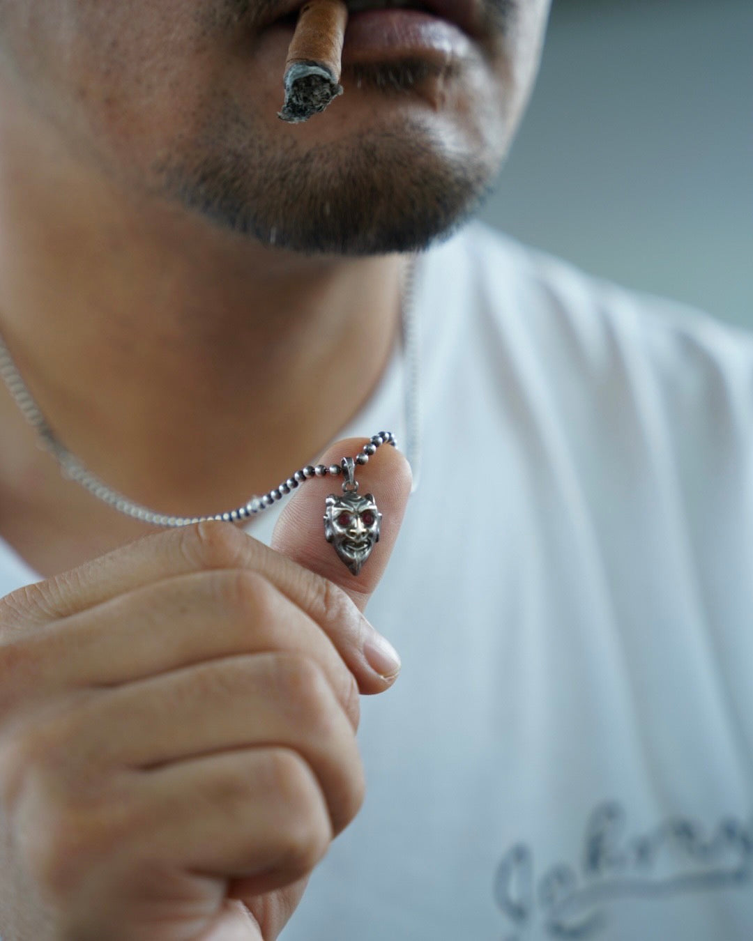 #458 1940 Devil Pendant