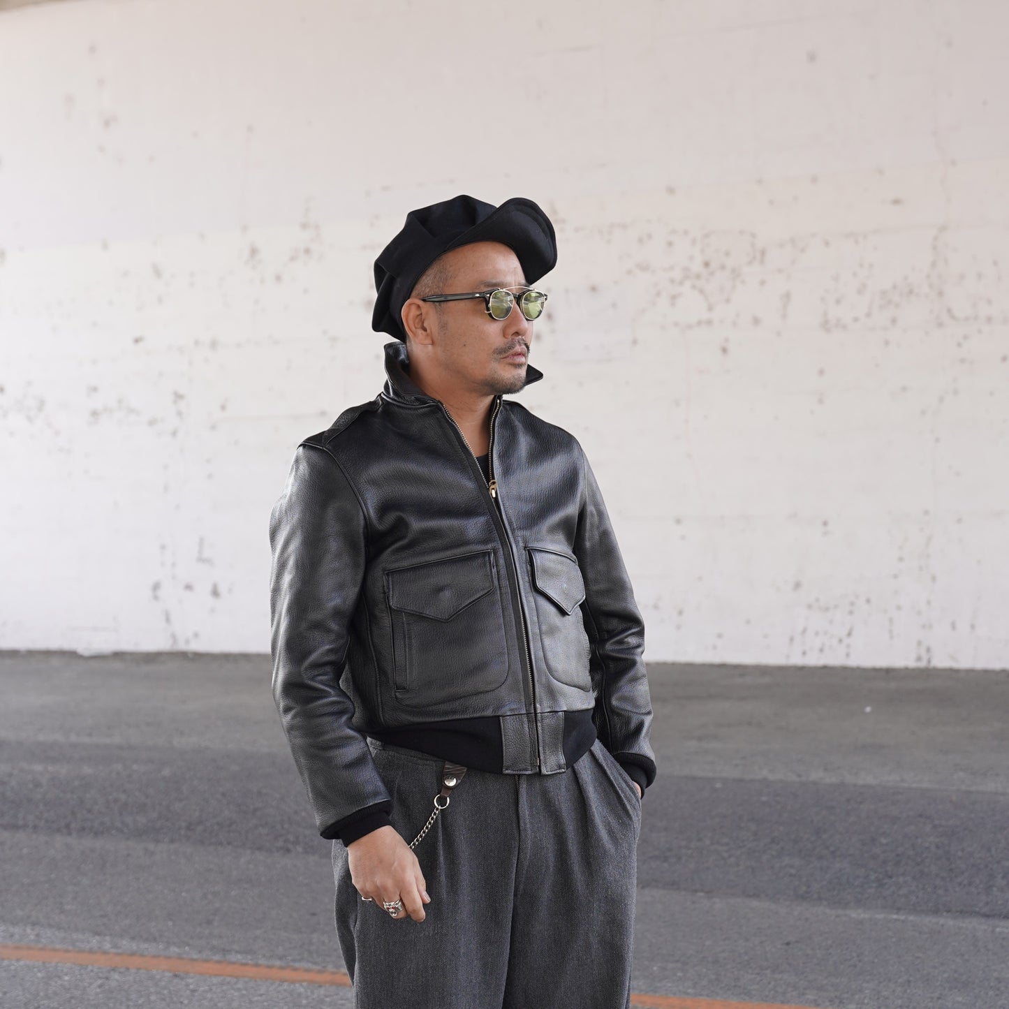#482 1940s Goat Skin A2 Jacket