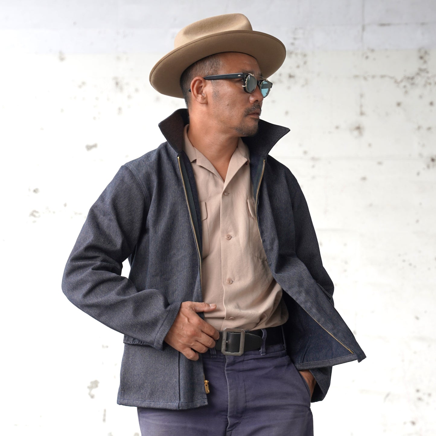 #529 1940 Chambray Jacket