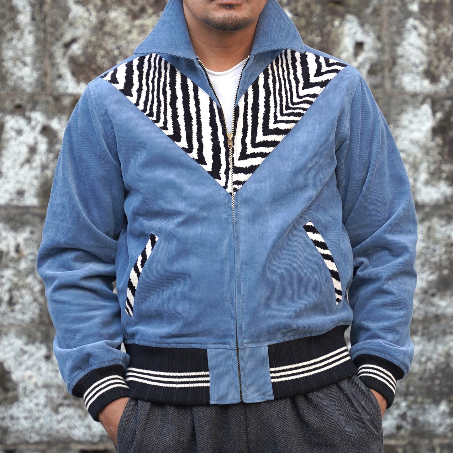 #507 1950 Corduroy Zebra Jacket