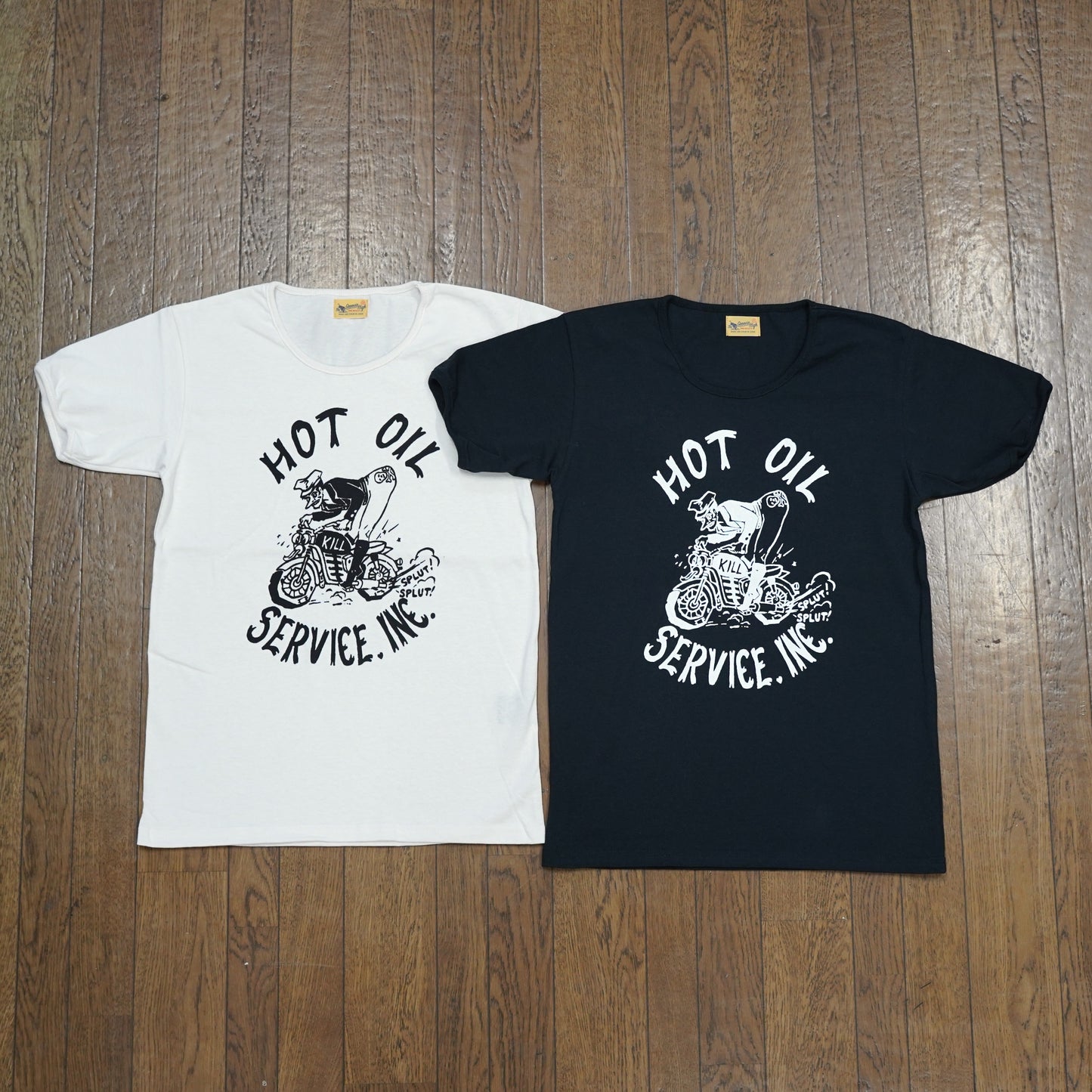 #250219 1950s TEE-Shirt - HOT OIL