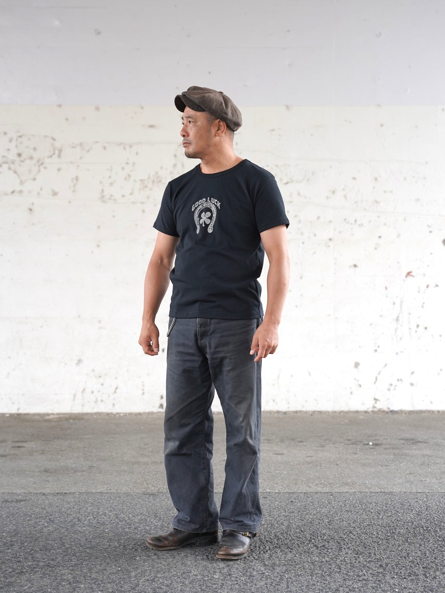 #260219 1950s TEE-Shirt - GOOD LUCK