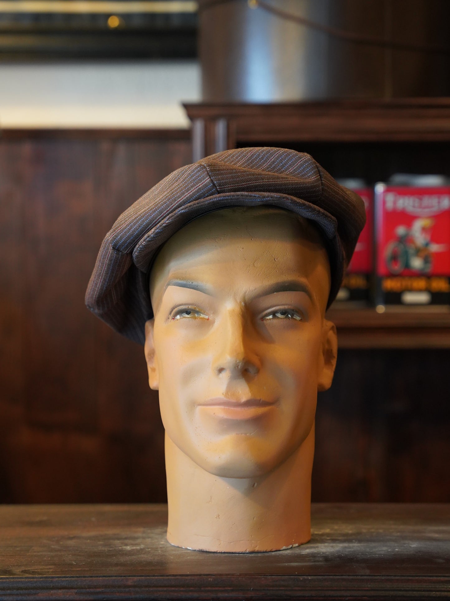 #518 1940 Newsboy Cap / Brown