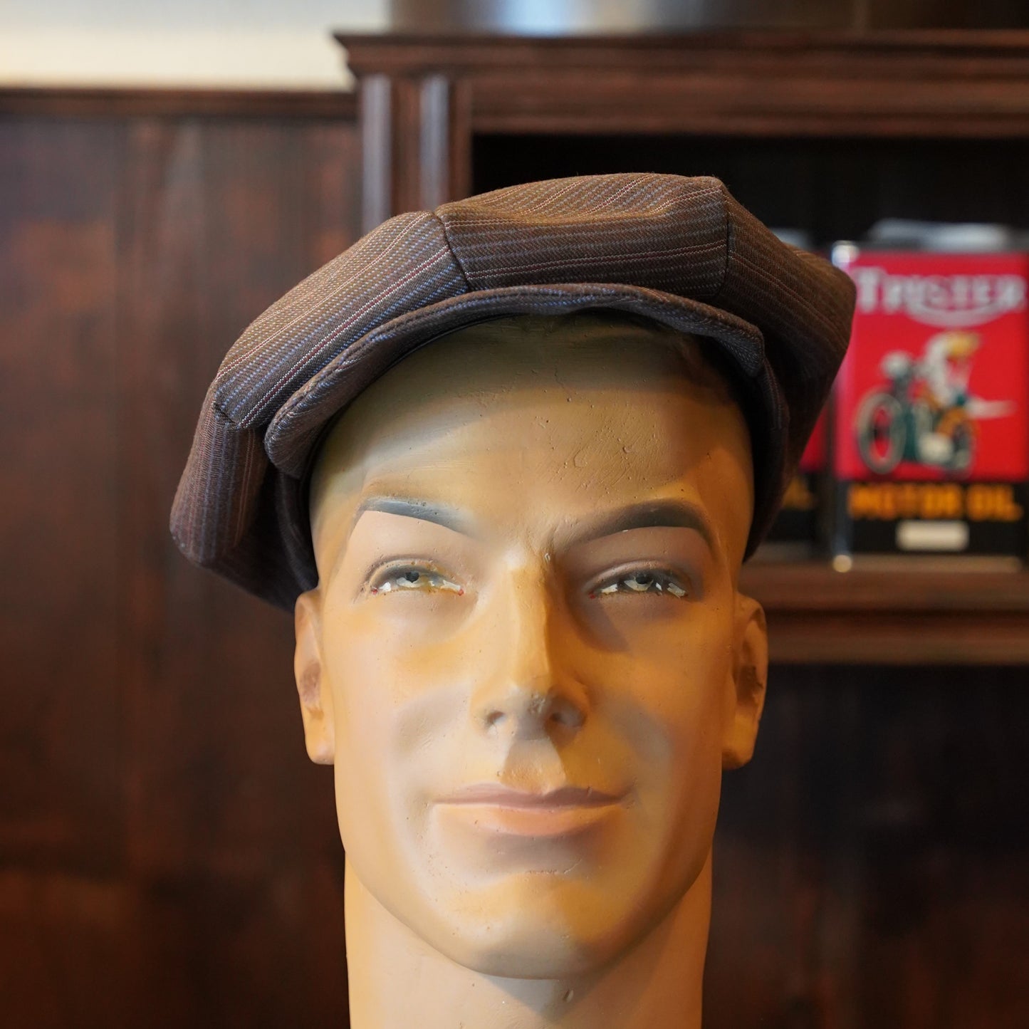 #518 1940 Newsboy Cap / Brown