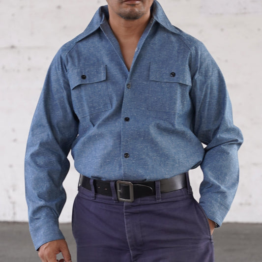 #561 1940s Cotton L/S Shirt