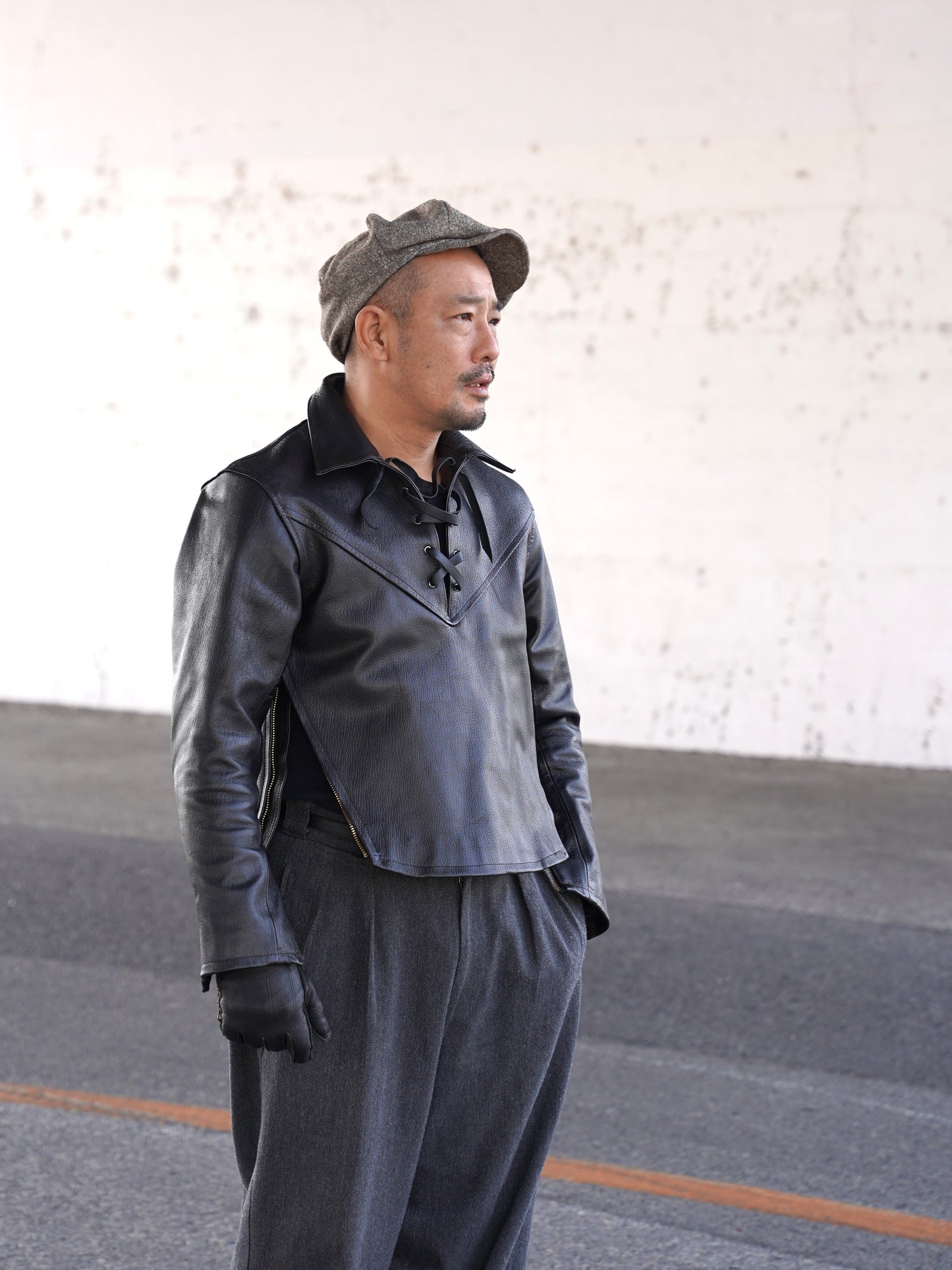 #484 1940 Goat Skin Pullover Jacket