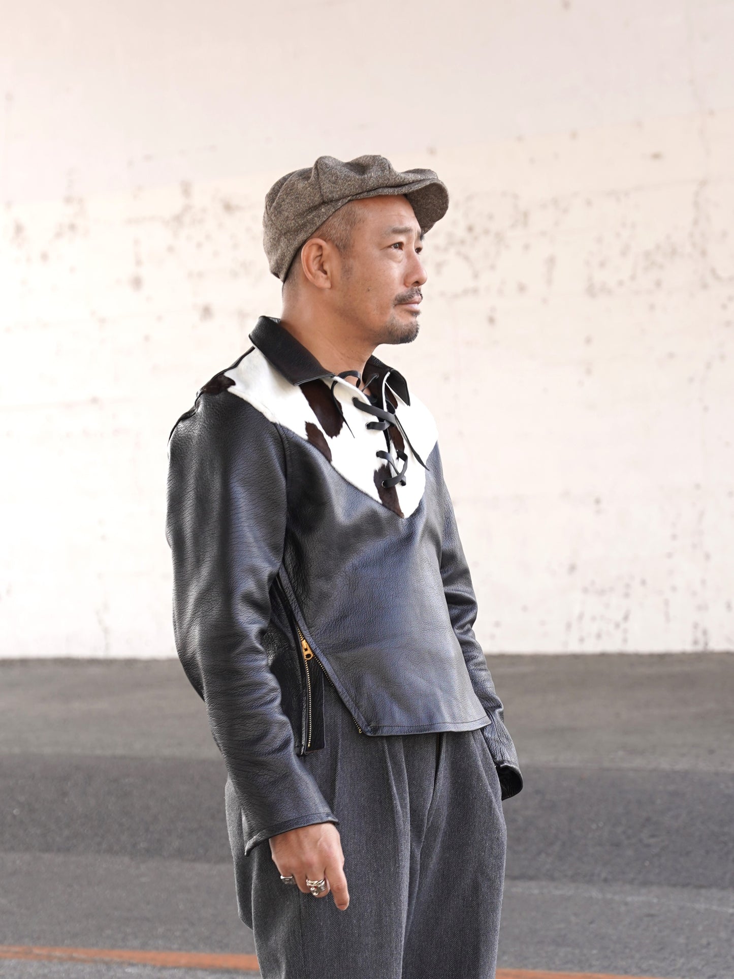 #484 1940 Goat Skin Pullover Jacket