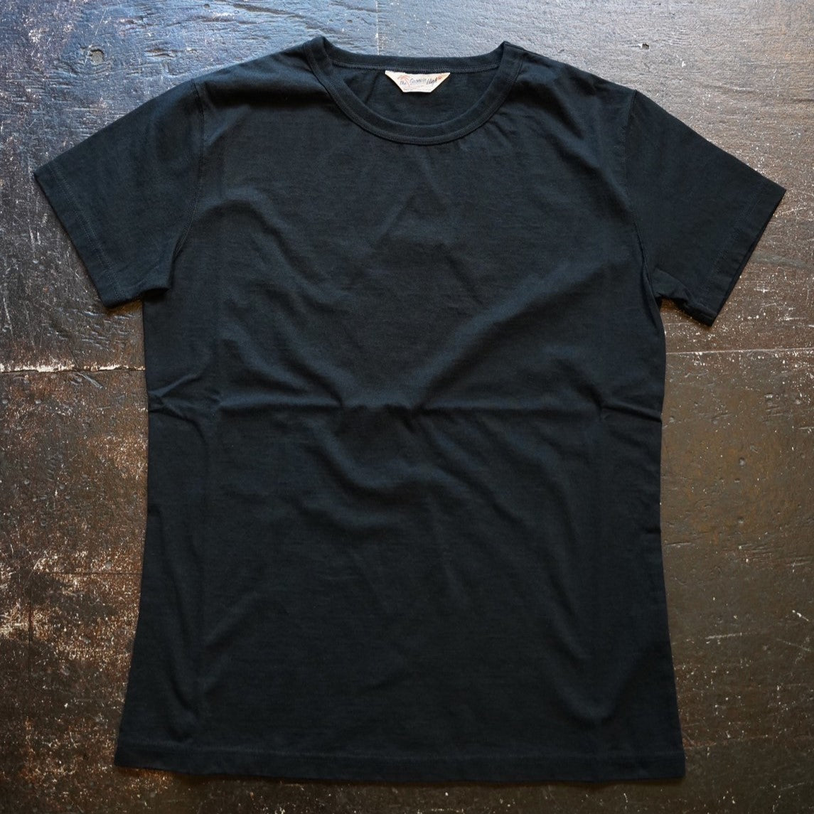 #522 1950s Cotton T-shirt / Black