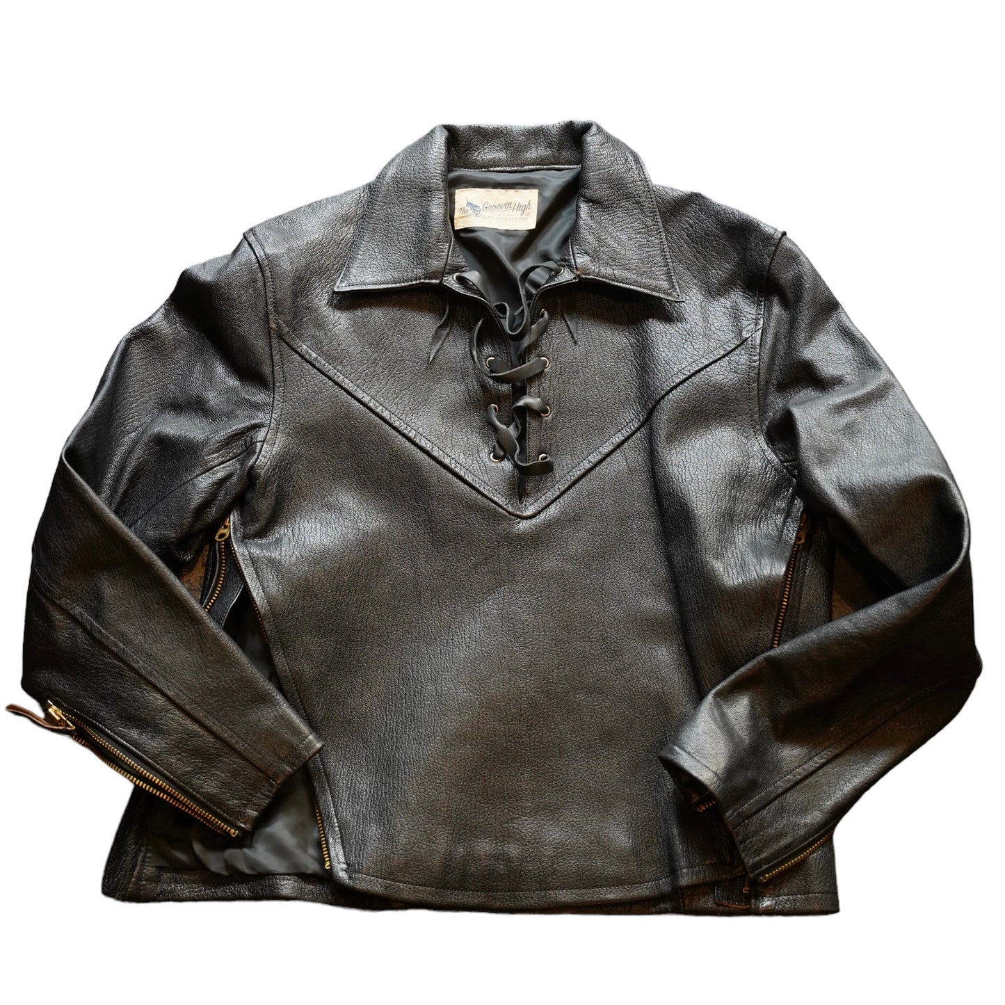 #484 1940 Goat Skin Pullover Jacket