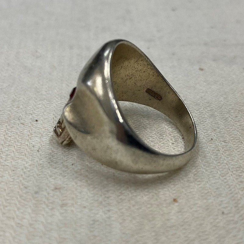 #337 1940s Skull Ring