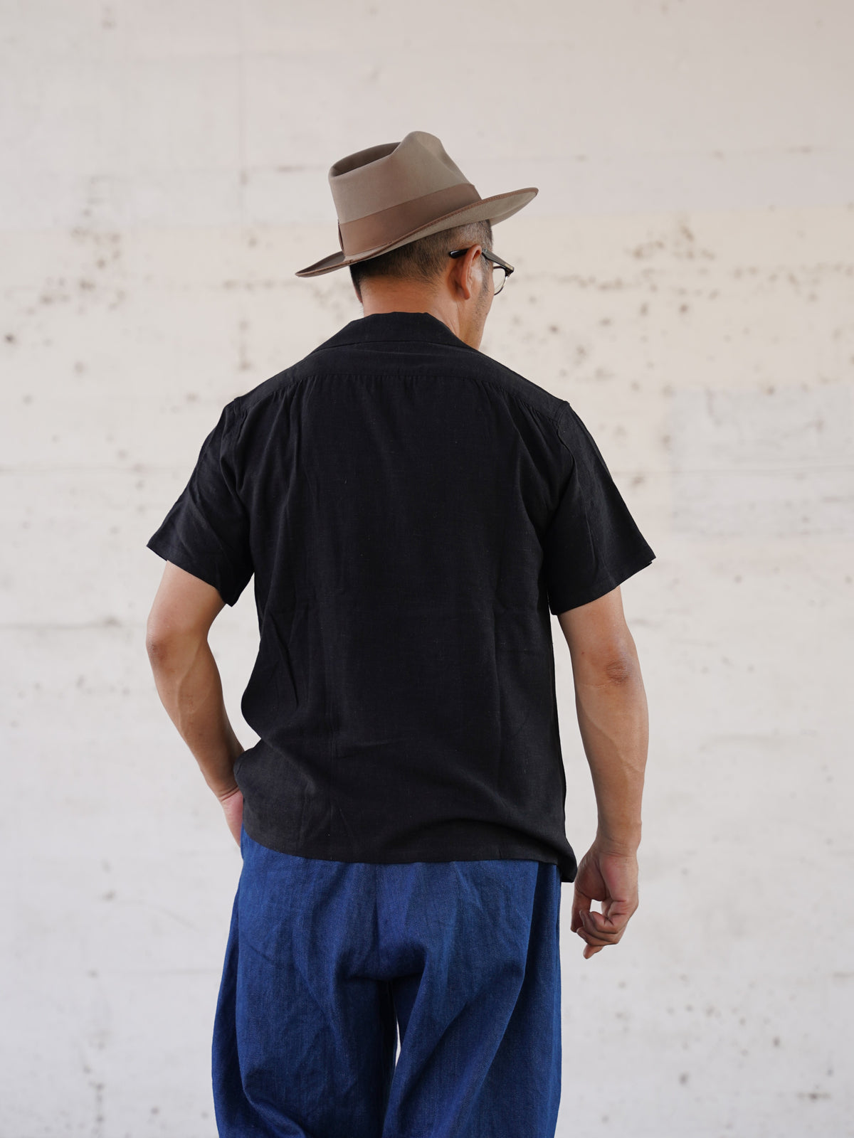 #270109 1950s Rayon Linen S/S Shirt