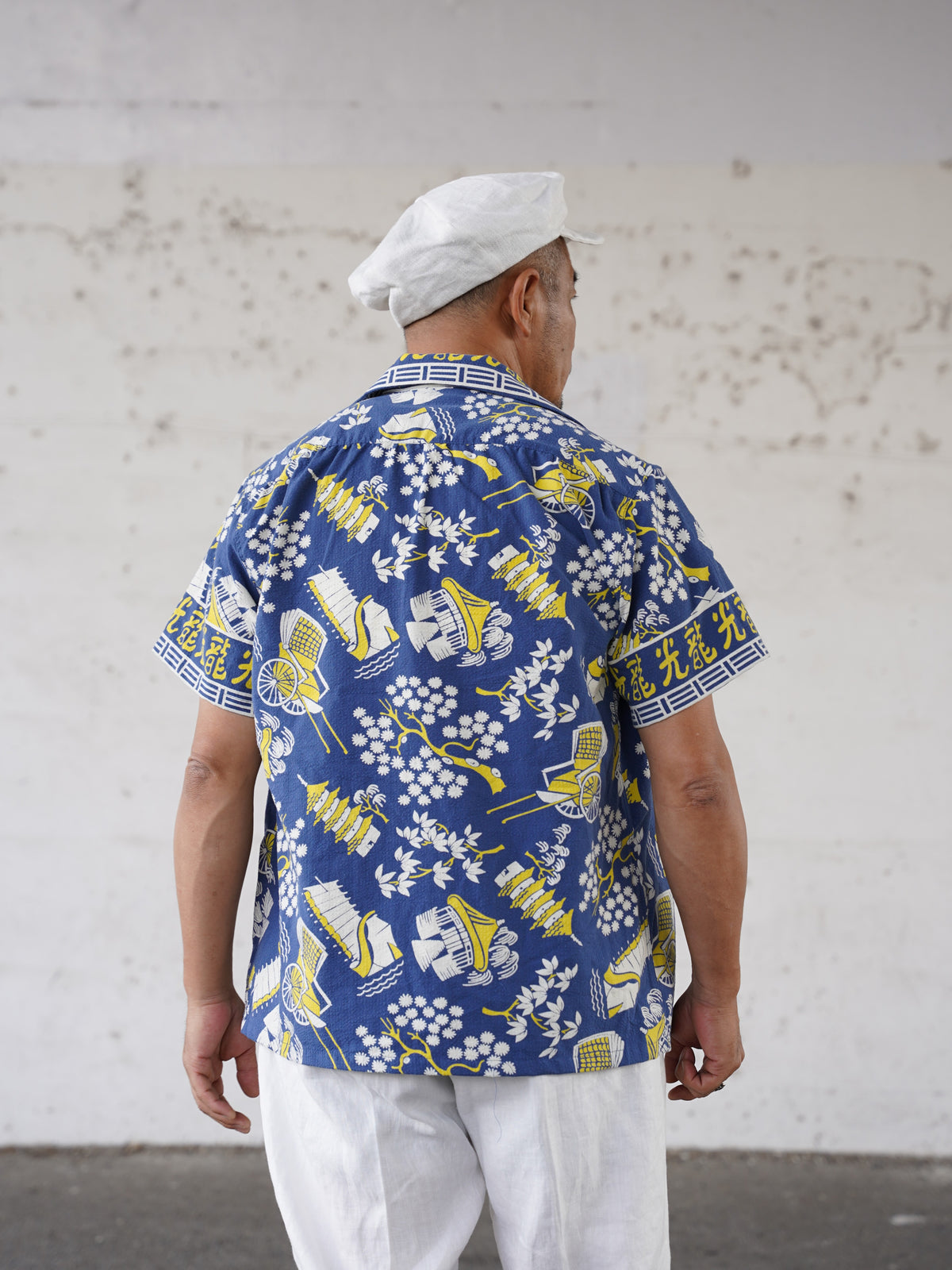 #270114 1950s Seersucker Short Sleeve Shirt - Koryu