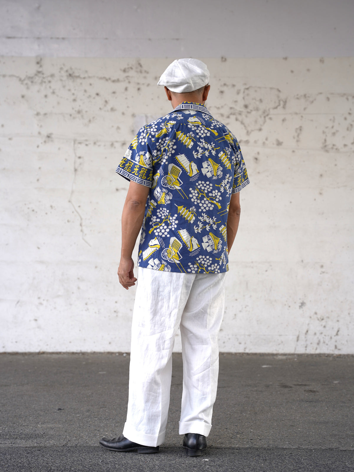 #270114 1950s Seersucker Short Sleeve Shirt - Koryu