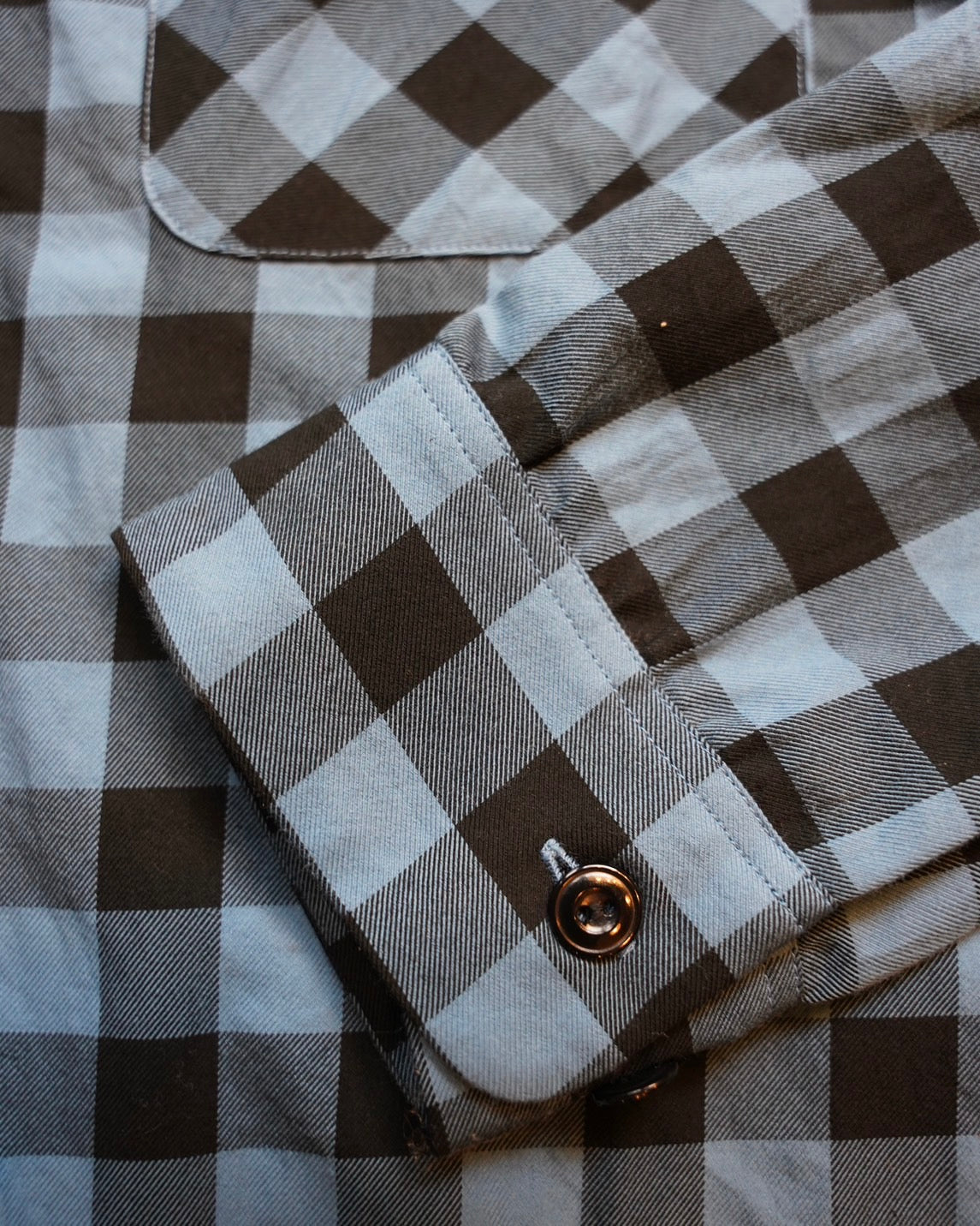 #396 1950s Block Check L/S Shirt