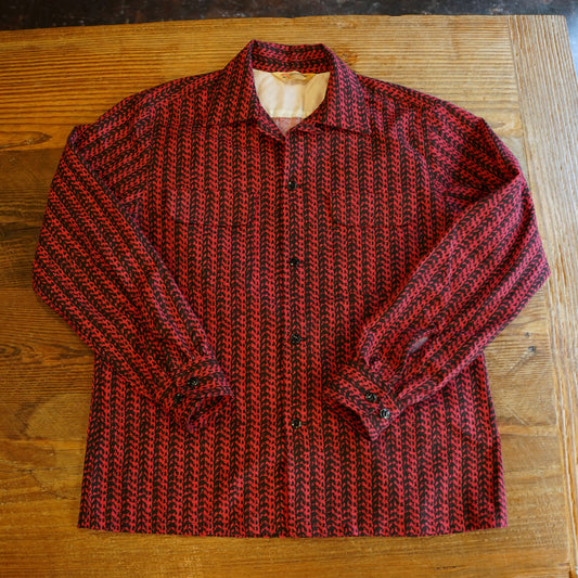 #260148 1950s L/S Shirt - Rope Stripe