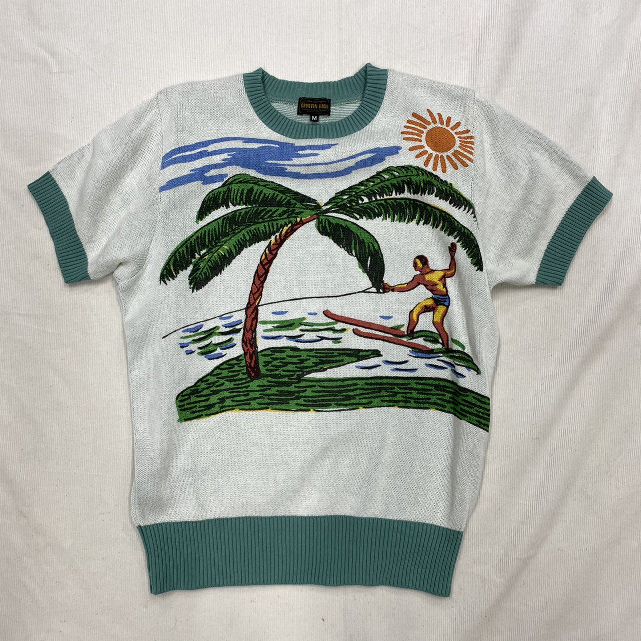 #378 1950s Summer Knit / Surfing