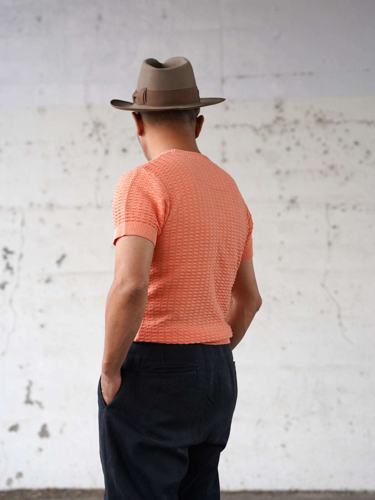 #270201 1950s Tiger Cotton Summer Knit