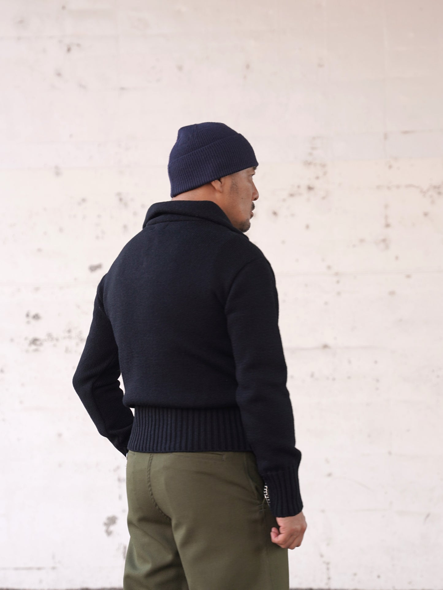 #250212 1940s Zip-up Knit