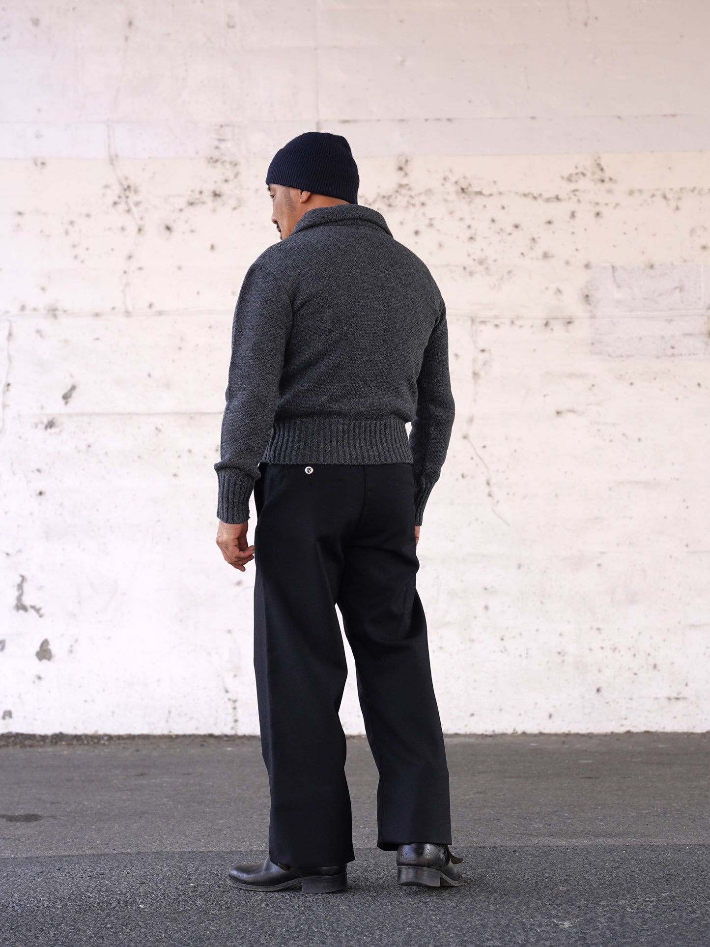 #250212 1940s Zip-up Knit