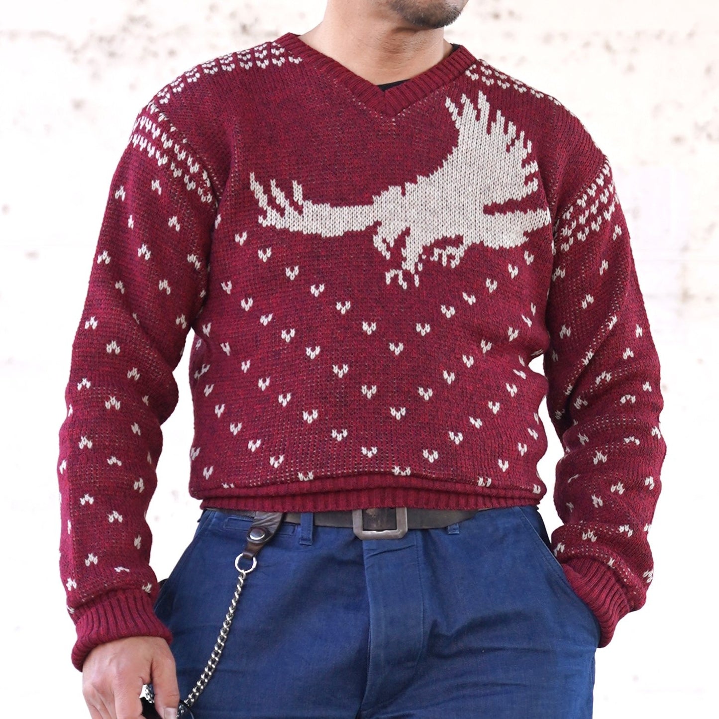 #250213 1950 V-neck Knit