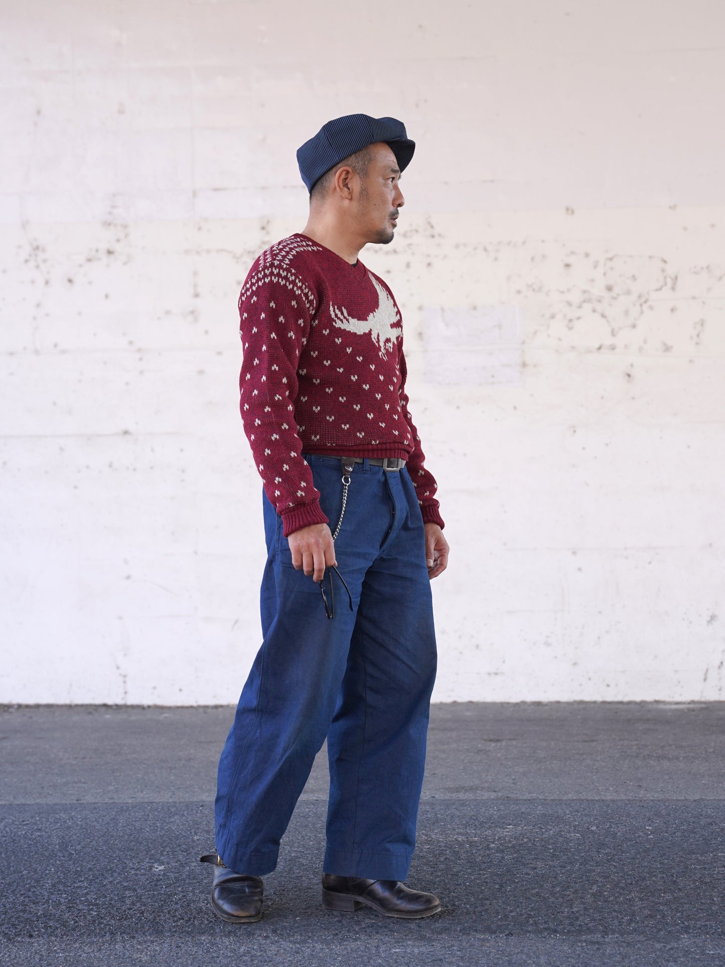 #250213 1950 V-neck Knit