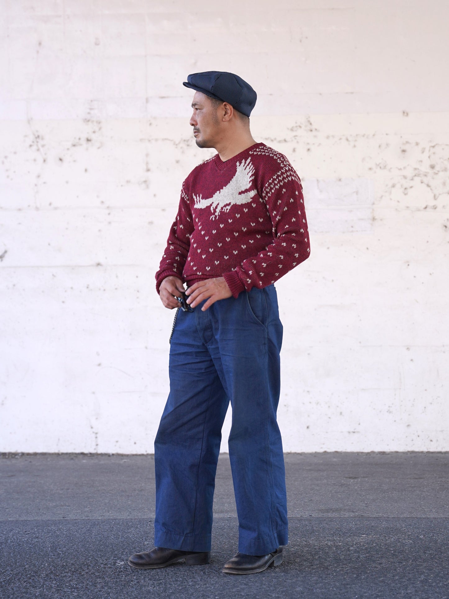 #250213 1950 V-neck Knit