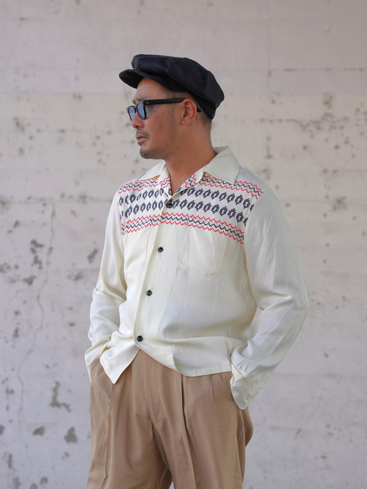 #260103 1950s L/S Shirt - Elvis