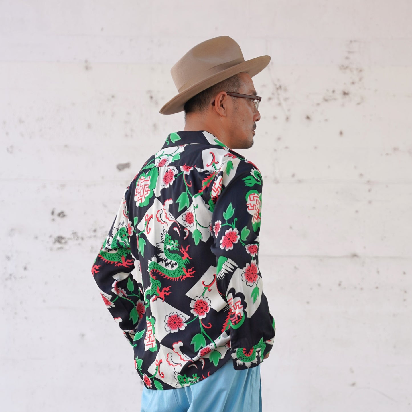 #260105 1950s L/S Shirt - Dragon